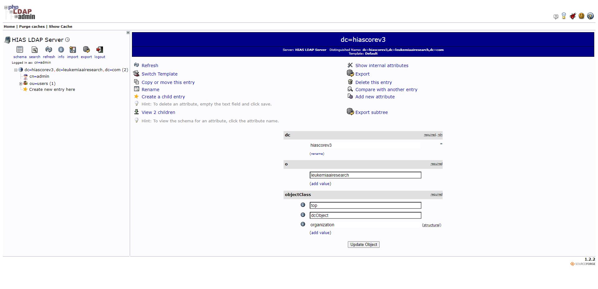 HIAS UI - Server Management