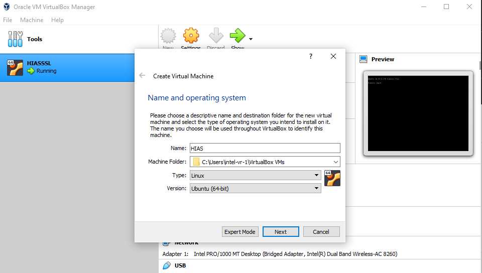 VirtualBox VM